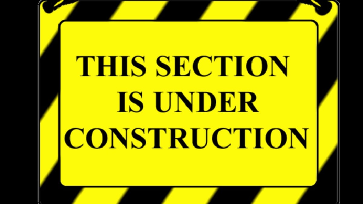 under construction